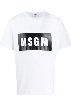 Msgm T-shirt à logo imprimé