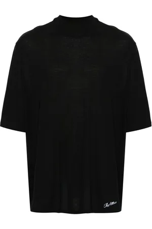 The Attico T-shirt en coton à logo brodé