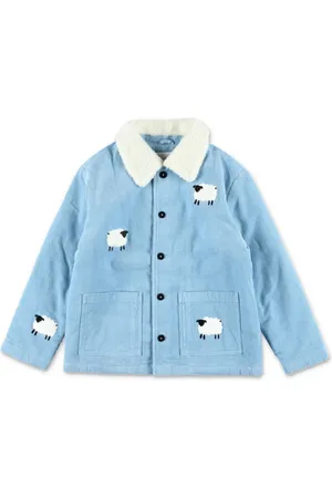 Stella McCartney Veste en jean à motif de mouton