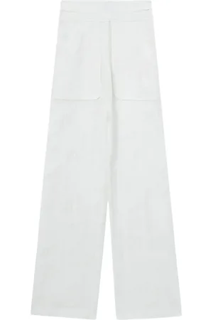 IRO Pantalon brodé à coupe longue