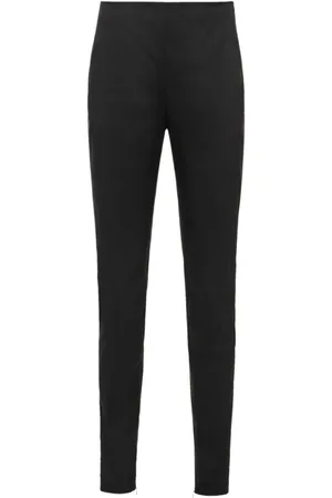 Prada Pantalon slim à taille haute