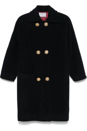 VERSACE Manteau à boutonnière croisée
