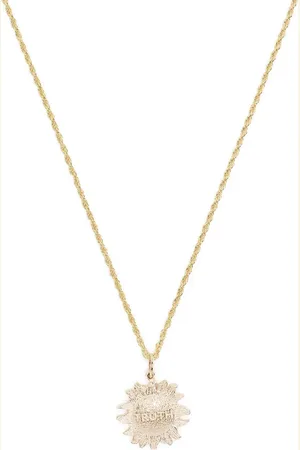 Bleue Burnham Collier à motif Truth