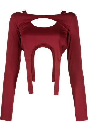 HELIOT EMIL Haut crop à design superposé
