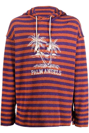 Palm Angels Hoodie en tissu éponge à logo imprimé