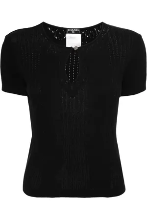 CHANEL Haut en maille pointelle (2002)