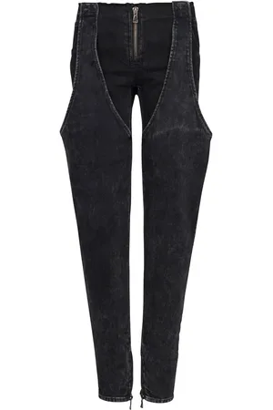 Balmain Jean délavé à taille basse