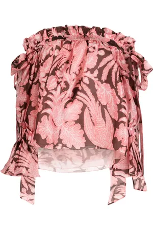 BIYAN Blouse volantée à fleurs