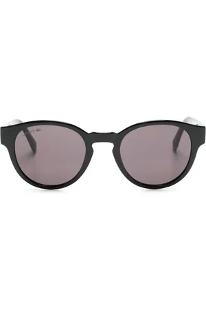 Lacoste Lunettes de soleil rondes à logo gravé