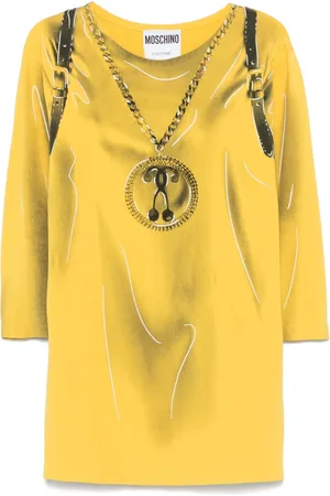 Moschino Robe 00s à imprimé graphique