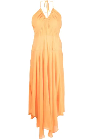 DKNY Robe longue à effet froissé