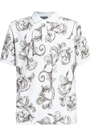 VERSACE Polo à imprimé baroque