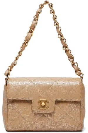 CHANEL Sac porté épaule matelassé à tourniquet CC (2011)