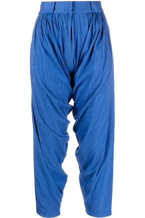 VERSACE Pantalon court à design drapé (années 1970)