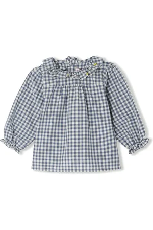 BONPOINT Blouse Dojoba à carreaux