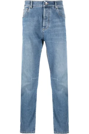 Brunello Cucinelli Jean fuselé à taille basse