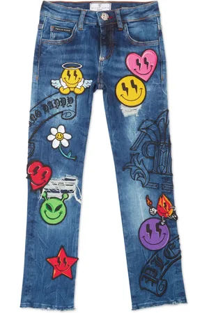 Philipp Plein Pantalon Smile à coupe ample