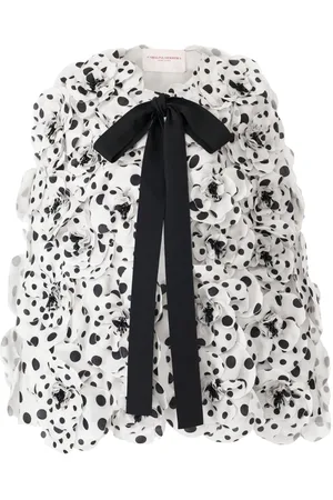 Carolina Herrera Cape Rosette à pois