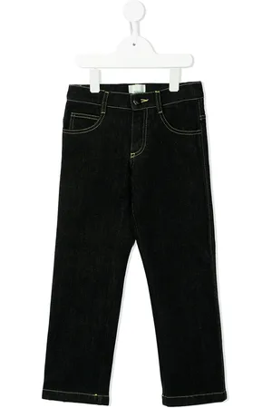 Fendi Jean droit à logo imprimé