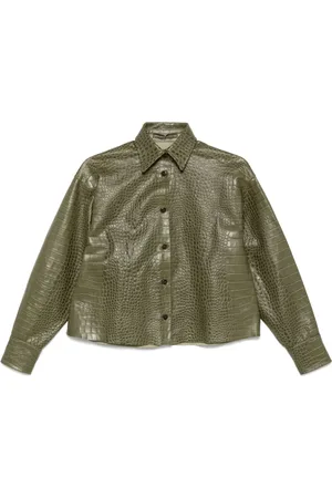 ERMANNO SCERVINO Chemise à effet en crocodile