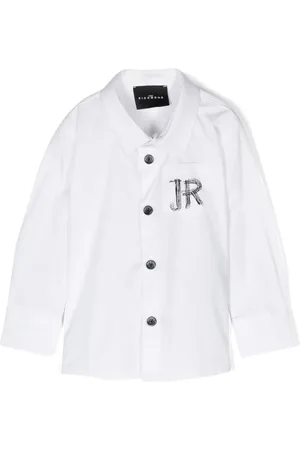 John Richmond Chemise en coton à logo imprimé