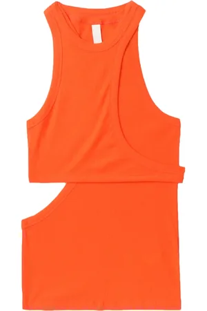 DION LEE Débardeur nervuré à design superposé
