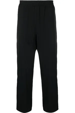 Y-3 Pantalon droit à taille mi-haute