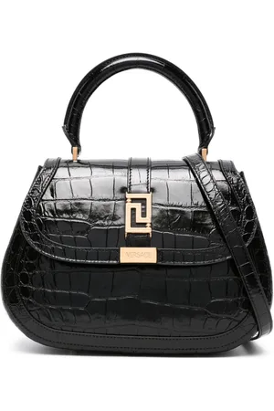 VERSACE Sac à main Greca Goddess en cuir