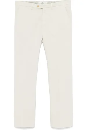 LUIGI BORRELLI NAPOLI Pantalon chino en coton