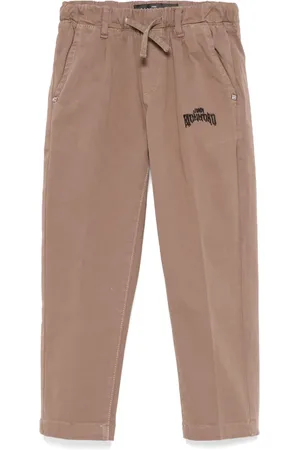 John Richmond Pantalon à logo brodé