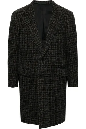 CARUSO Manteau à motif pied-de-poule