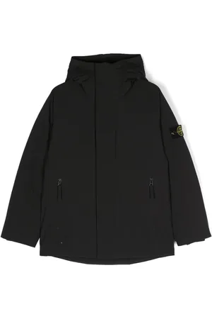 Stone Island Doudoune à patch logo