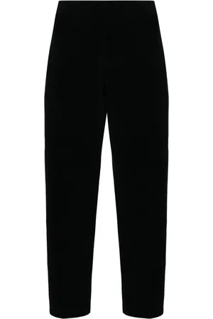 Emporio Armani Pantalon en velours à design nervuré