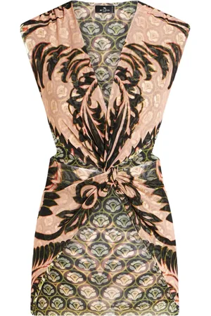 Etro Haut sans manches à fleurs