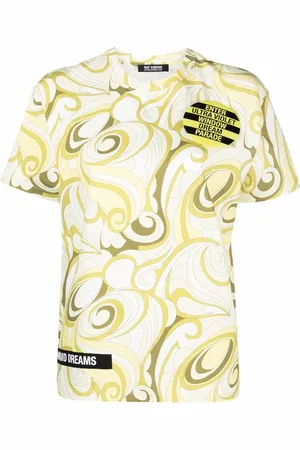 RAF SIMONS T-shirt à imprimé abstrait