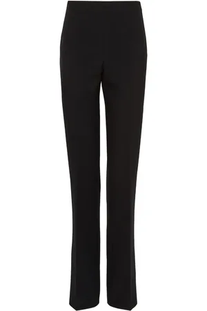 Salvatore Ferragamo Pantalon en laine à coupe droite