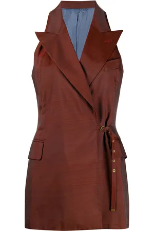 Jean Paul Gaultier Veston texturé à détail de sangle