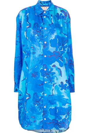Marni Robe-chemise à fleurs