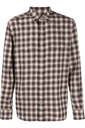 Tom Ford Chemise en flanelle à carreaux