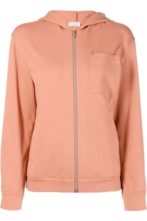 Brunello Cucinelli Hoodie zippé en polaire