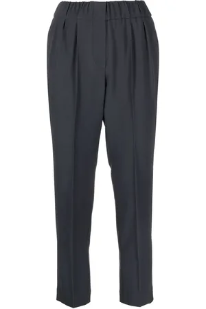 Brunello Cucinelli Pantalon de costume à coupe courte
