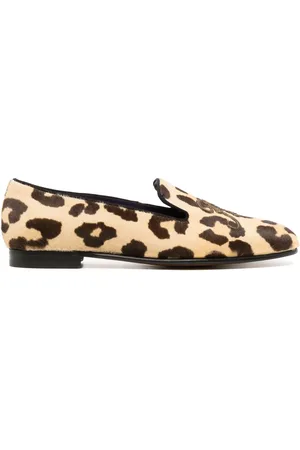 Ralph Lauren Mocassins Alonzo à imprimé léopard