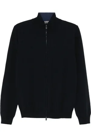 corneliani Cardigan à col montant