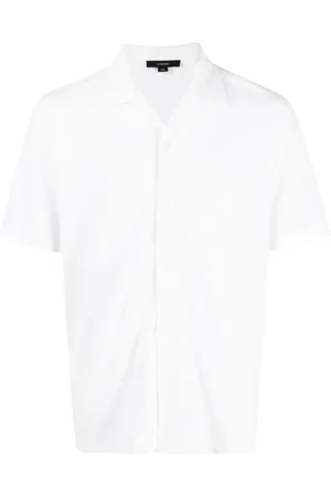 Vince Chemise en coton à manches courtes