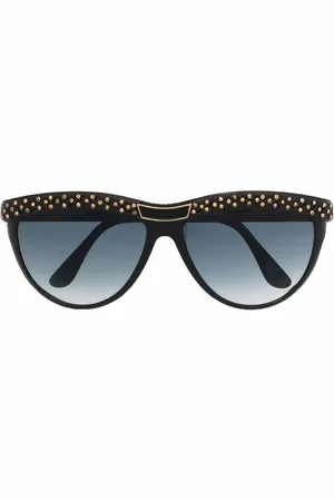 Linda Farrow Lunettes de soleil à monture papillon