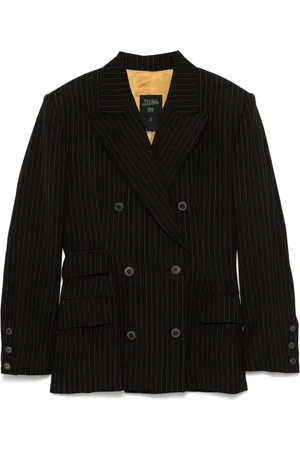 Jean Paul Gaultier Blazer à fines rayures