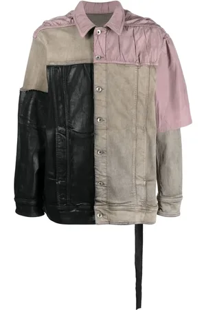 Rick Owens Veste Jumbo Worker à design patchwork
