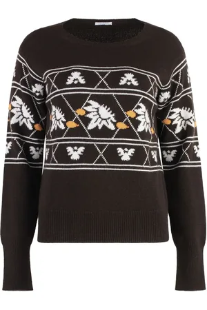 Malo Sweat à logo en intarsia