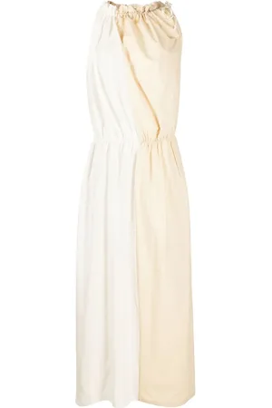 JEJIA Robe bicolore en soie Mulberry