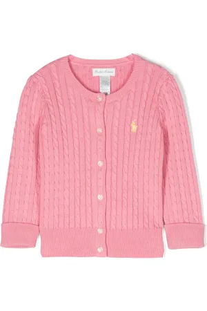Ralph Lauren Cardigan en maille torsadée